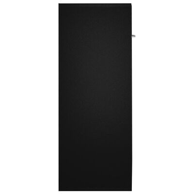 vidaXL Sideboard Black 23.6"x11.8"x29.5" Engineered Wood