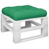 vidaXL Pallet Cushion Green Fabric (100% polyester)
