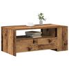 vidaXL Coffee Table Old Wood 40.16 x 21.65 x 17.13 in Engineered Wood