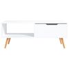 vidaXL Coffee Table White Engineered wood, MDF Medium Coffee Table