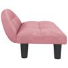 vidaXL Dog Bed Pink 70x52 x 11.8 " Velvet