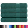 vidaXL Towel Set of 4 Green 100% Cotton 39.4 x 78.7 in Towel Other