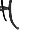 vidaXL Garden Table Black Cast Aluminum Medium Durable Garden Table