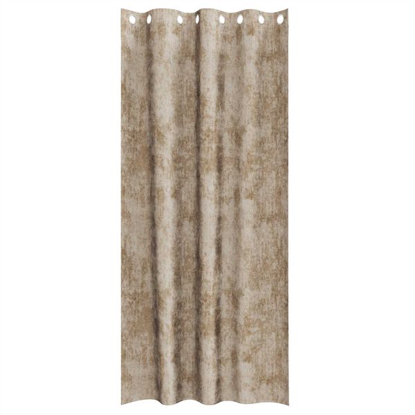 vidaXL Velvet Curtains 2 pcs Champagne 88.58 x 55.12 in Velvet