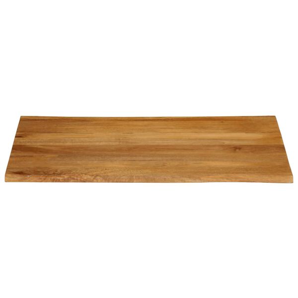 vidaXL Table Top Oak Finish Solid Mango Wood 39.4 x 31.5 in Durable