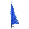 vidaXL Christmas Tree Blue PVC, Steel 47.2 in Christmas Tree Other