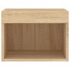 vidaXL Bedside Cabinet Sonoma Oak Engineered Wood Compact