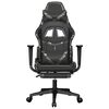 vidaXL Gaming Chair Black and Camouflage