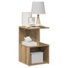 vidaXL Bedside Cabinet Artisan oak Engineered wood Standard
