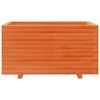 vidaXL Garden Planter Wax Brown Solid Pine Wood Medium Decorative Inlays