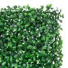 vidaXL Artificial Shrub Leaf Fence 6 pcs Green 19.7x19.7"
