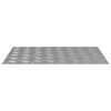 vidaXL Stair Tread Rectangular 4 pcs Silver 27.56 x 19.69 in Aluminium