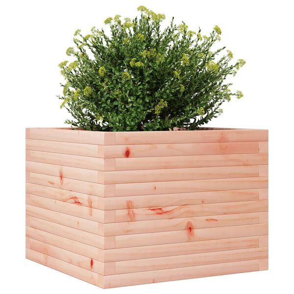 vidaXL Garden Planter Natural Wood Solid Douglas Fir Wood