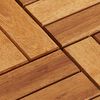 vidaXL 10 pcs Acacia Decking Tiles 11.8"x11.8"