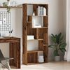 vidaXL Bookcase Old wood Engineered wood Tall Bookcase Rectangular