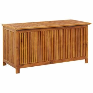 vidaXL Storage Box Natural wood Solid acacia wood with an oil finish