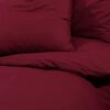 vidaXL Duvet Cover Set Bordeaux 100% polyester 94.5 x 86.6 in