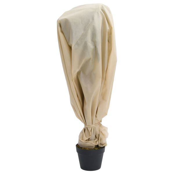 vidaXL Plant Fleece Set of 2 Beige Non-woven fabric (100% polypropylene)