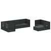 vidaXL Garden Lounge Set Black