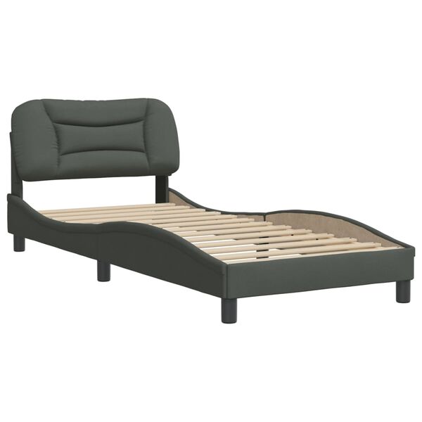 vidaXL Bed Frame Dark grey