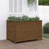 vidaXL Garden Raised Bed Honey Brown Solid Pine Wood 47.0x32.5x30.7 in