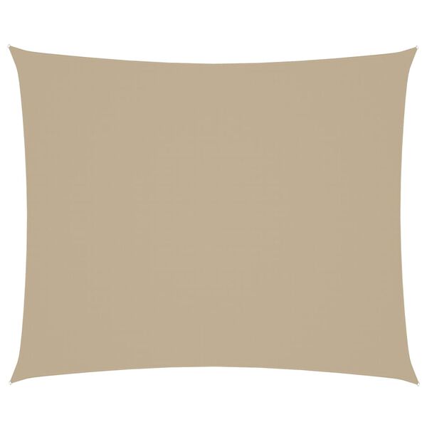 vidaXL Sunshade Sail Oxford Fabric Rectangular 13.1x19.7' Beige