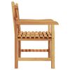 vidaXL Garden Chairs 2 pcs Brown 58 x 60 x 90 cm Solid teak wood