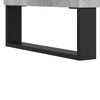 vidaXL Bedside Cabinet Set of 2 Concrete Grey Engineered wood Medium