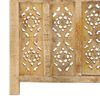 vidaXL Hand carved 3-Panel Room Divider 47.2"x65" Solid Mango Wood