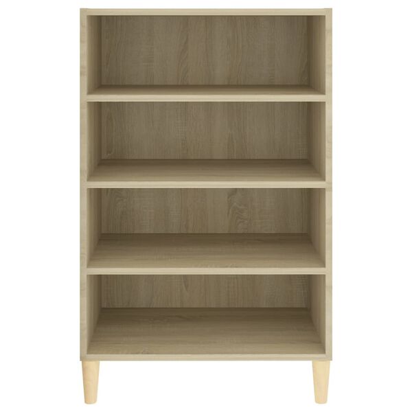 vidaXL Sideboard Sonoma oak Engineered wood, solid eucalyptus wood Medium