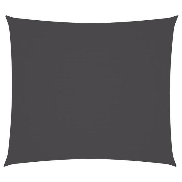 vidaXL Sunshade Sail Oxford Fabric Rectangular 6.6x8.2' Anthracite