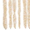 vidaXL Fly Curtain Beige and White 39.4x86.6" Chenille