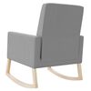 vidaXL Rocking Chair Light grey