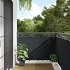 vidaXL Balcony Screen Anthracite 35.4x196.9" Oxford Fabric