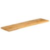 vidaXL Table Top Natural Wood Solid mango wood 63 x 15.7 x 1.5 in Tough