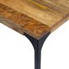 vidaXL Coffee Table Natural Mango Wood and Steel 39.4 x 23.6 x 13.8 in