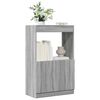 vidaXL Highboard Grey Sonoma Engineered Wood Medium Highboard