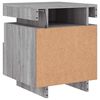 vidaXL Bedside Cabinet Set of 2 Grey Sonoma Engineered wood Medium