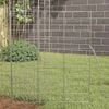 vidaXL Rabbit Cage Silver 400 x 78 x 78 cm Galvanised Steel