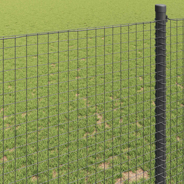 vidaXL Welded Wire Fence Green 59.1" x 393.7" Steel