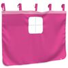 vidaXL Curtain for Loft Bed Pink 100% Polyester Fits loft bed Modern