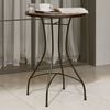 vidaXL Mosaic Bistro Table Terracotta and White Powder-coated steel, Ceramic