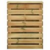 vidaXL Composter Set of 3 Green Treated Pinewood 31.5x19.7x39.4 in