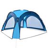 vidaXL Party Tent Blue Polyester, Fiberglass 11.8 ft x 11.8 ft