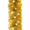 vidaXL Garland Gold PVC Large Gold Christmas Garland Other