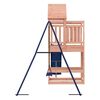 vidaXL Outdoor Playset Natural wood, Blue Solid Douglas wood, Polypropylene