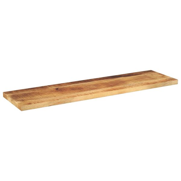 vidaXL Table Top 47.2"x11.8"x1" Rectangular Solid Wood Rough Mango