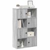 vidaXL Bookcase Grey Sonoma Engineered wood 23.6 x 9.4 x 40.0 in