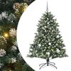 vidaXL Artificial Christmas Tree with 150 LEDs Green 59.06 in