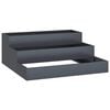 vidaXL Garden Planter Anthracite 35.43 x 35.43 x 13.78 in
